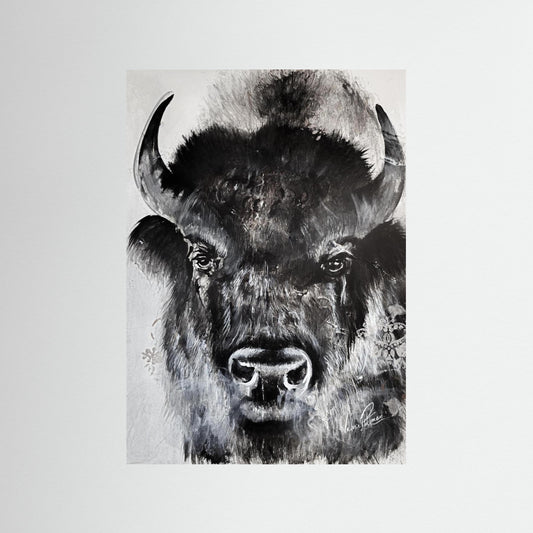 Fine Art Paper Print - Puissance Sacré / Sacred Power B&W